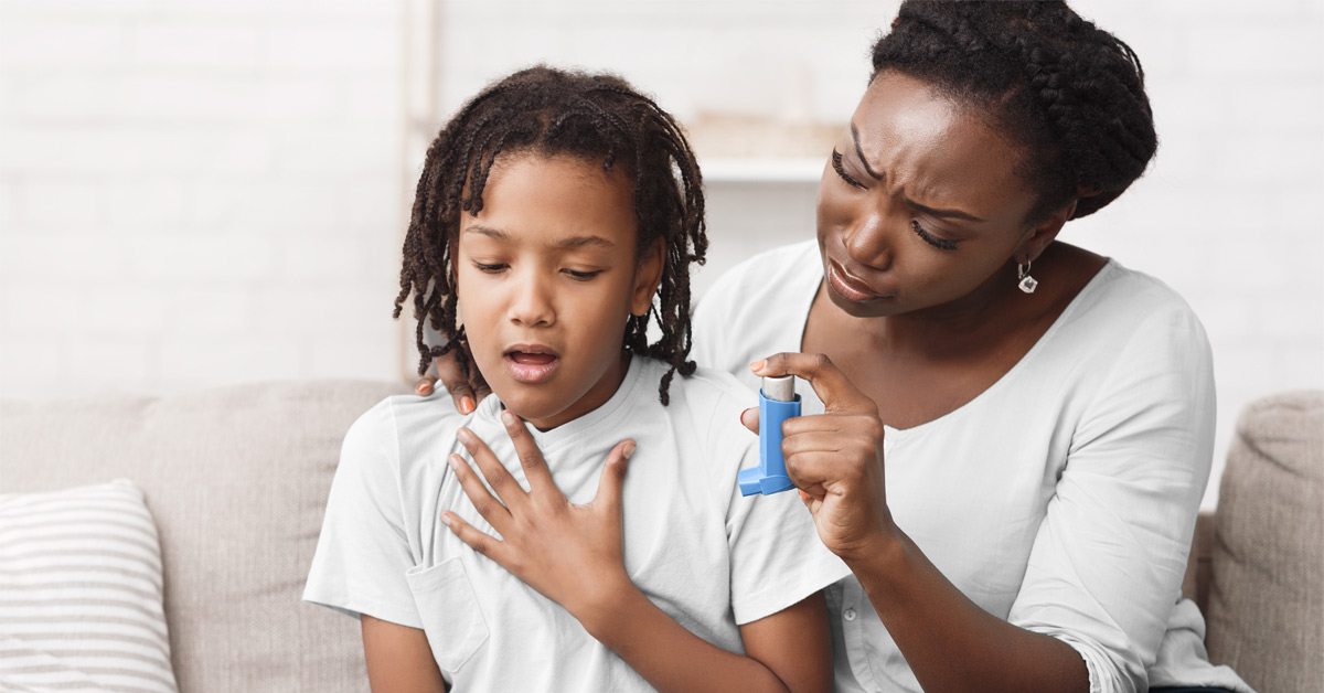 Asthma symptoms in kids